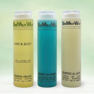 Linea shampoo: Organic, Sali minerali, al Latte