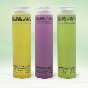 Linea shampoo: Semi di lino, Volumizzante, Bivalente